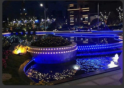 Fonte luminosa a punti di colore 24V 50mm IP67 luce pixel decorativa esterna permanente