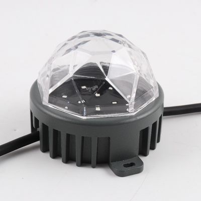 Personalizzabile 100 mm IP67 impermeabile DC24V 50MM DMX LED RGB Pixel Light Programmabile Outdoor led project led point lights