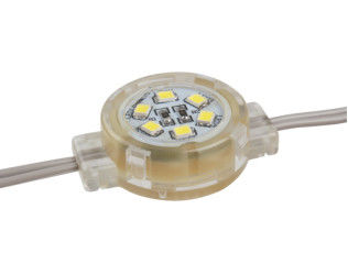 Lumiera pixel point LED a prova d'acqua RGB IP65 0,5W DC12V SMD2835 30mm 30000H