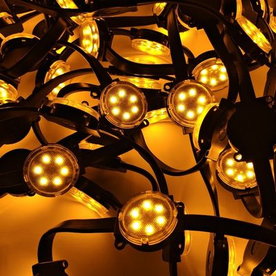 Alta luminosità 50mm Pixel LED Point Light Single DMX 512 Tematica Edificio decorativo