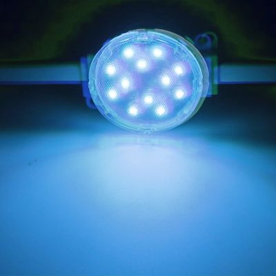 Grandi diametro 50mm Multi-lampadina LED impermeabile illuminazione a punti per facciata DMX512 Alta luminosità