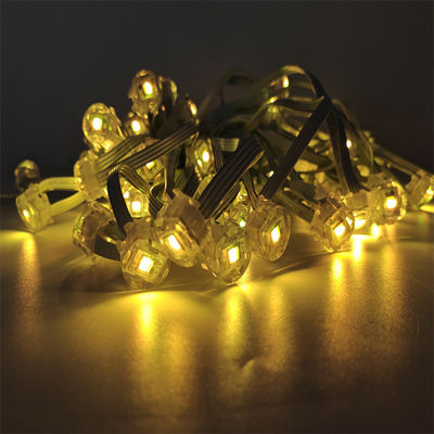 Permanent RGBW LED Eave Light With IP67 Waterproof Rating 20*12.5mm 60pcs/String