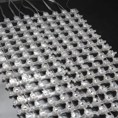 Waterproof LED Mesh Screen for Indoor Advertising Display Work Voltage DC12V