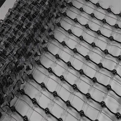 Outdoor Advertising Screen Programmable Soft LED Mesh Display with IP67 Protection and DMX512 Control