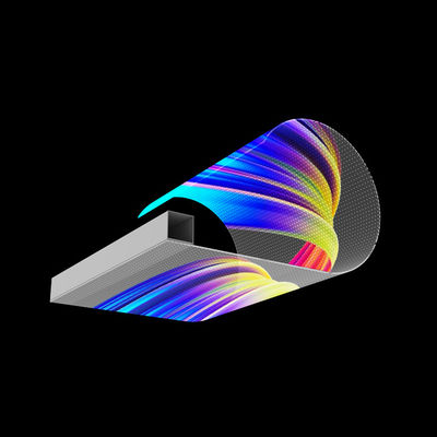 Pixel Pitch 16mm LED Film trasparente schermo Soft For Glass installato Play pubblicità