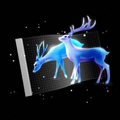 schermo a pellicola a LED personalizzato per video wall pubblicitari, schermo proiettore trasparente P20 DC5V