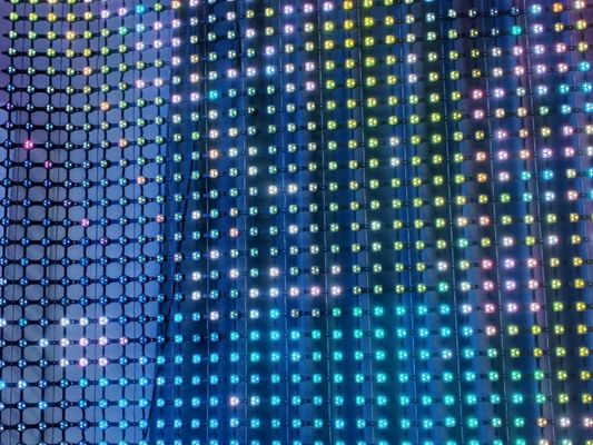 schermo pubblicitario esterno schermo a maglia LED programmabile con protezione IP67 e controllo DMX512