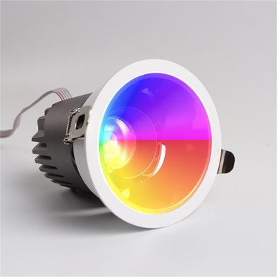 Natale 20W RGBW Spotlight LED Atmosfera con telecomando Wifi Installazione montata su superficie interna