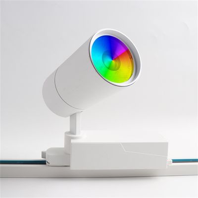 40W RGBW Magnetic Track Light, Magnetic Rail Cob Spotlight in design montato in superficie