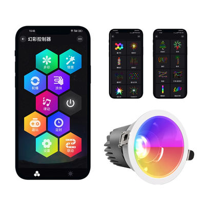 Smart Auxillery LED Spotlight Motociclo 20W RGBW SPI USC2904 senza guarnizioni