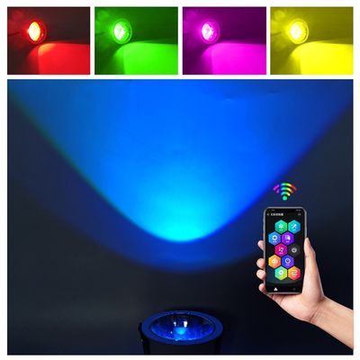 Wifi LED Smart Recessed Downlight Superficie regolabile montata 400LM SPI USC2904 Illuminazione magnetica interna