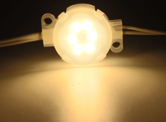 IP67 LED Point Light Source 6LEDs/pcs Warm White Color with Changeable Emitting Copper Lamp Body Used in Park Building