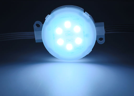 Amusement Point Light Programmabile 24V LED Outdoor Pixel Light LED String Rgb Light 50mm di diametro