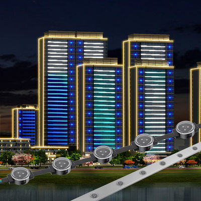 DC24V 50MM DMX LED RGB String IP67 Waterproof Outdoor Holiday LED Point Lights