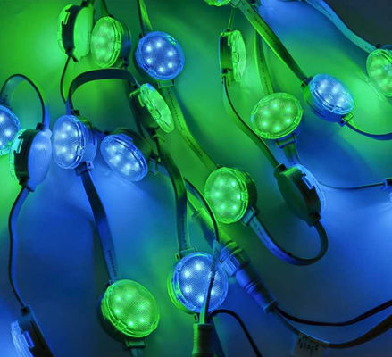 Outdoor Permanent Christmas Holiday Rgbw  2835 30mm 12V Lighting 12V  Double Side Aluminum Profile Light Led Pixel Point Lights