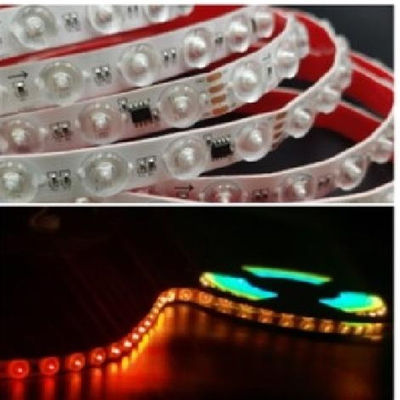 3000k 4000k 6000k DC24V Cuttable  Flexible Optical Lens Led Strip For Profile