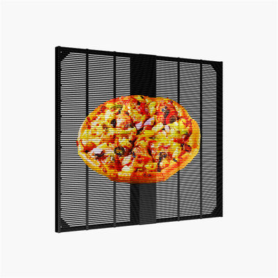 Produttori di schermi trasparenti a colori pieni Nuova tecnologia RGB P2.6 Window Outdoor LED Display Led Grille Screen