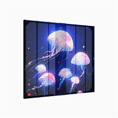 Display trasparente a LED a maglia all'aperto ️ schermo a griglia a colori impermeabile