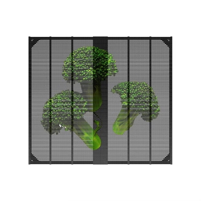 Schermo trasparente a LED ad alta trasparenza a colori pubblicitari per vetrine di centri commerciali e sale espositive