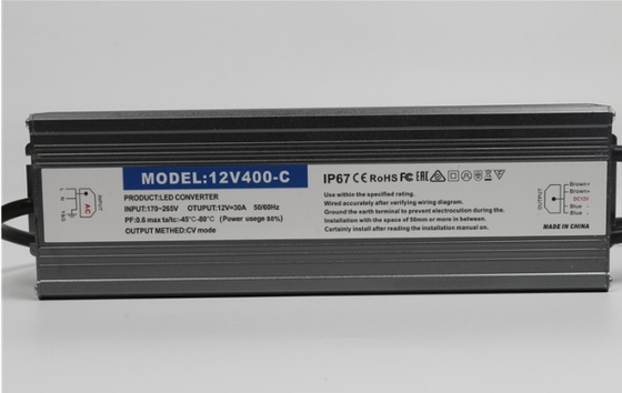 Alimentatore LED IP67 impermeabile 12Vdc 24Vdc 24V 400W, switching