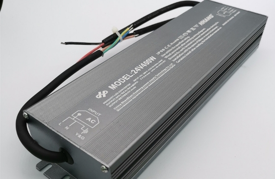 Trasformatore a LED impermeabile 400W 12V 24V a tensione costante IP67