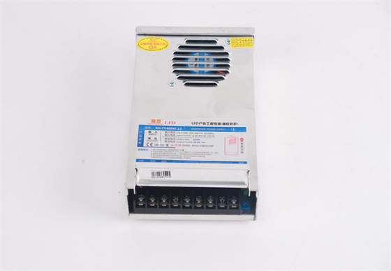 Fornitore di alimentazione a LED DC12V ad alta efficienza in alluminio a prova di pioggia da 400W per illuminazione a LED
