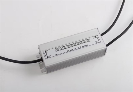 Alimentatore LED DC12V in alluminio impermeabile ad alta efficienza 300W per illuminazione a LED