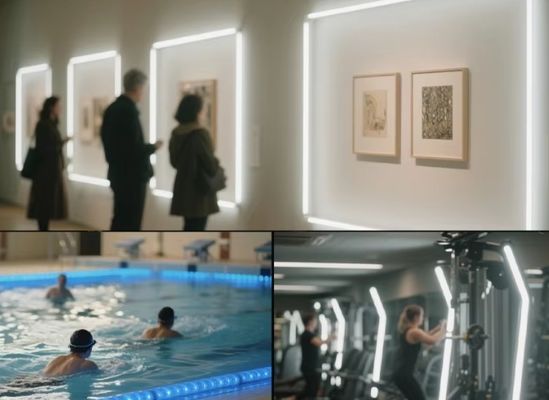 COB Alta luminosità Alta luminosità 5V 12V 24V 220V 2700k-6500k LED Strip Light LED Tape Light per Home Hotel Office