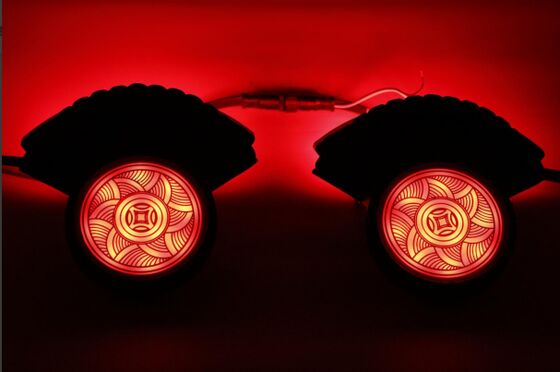 Vendita diretta di fabbrica luci di fiera di alta qualità 50mm DC24V IP67 RGBW luci a punta a led luci a led parco di divertimenti