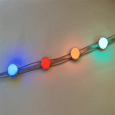 Luce di pixel all'aperto RGB LED Ignifuga IP67 Led Aluminum Track Lighting 40mm DC24V per la casa Permanente luci natalizie