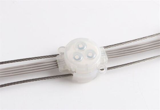 RGB DC12V LED Pixel Light 30mm SMD5050 IP67 PC impermeabile 1W Edificio esterno Faccette di luci