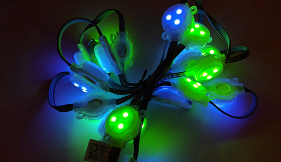 Luce a punta a LED per la casa RGB Luce a punta a LED a colori pieni 30mm DC12V IP67 Lampade a pixel a LED impermeabili