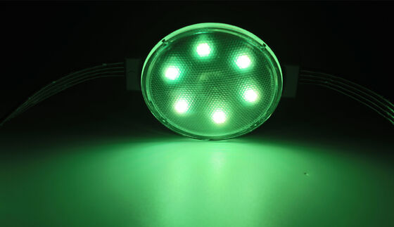 Fonte luminosa a pixel LED Illuminazione esterna IP67 24V 50mm 1W Esterno 1800K-6500K