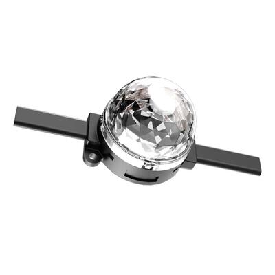 Fonte luminosa LED esterna IP67 12V 1W a lunga distanza impermeabile a 40 mm Pixel RGB
