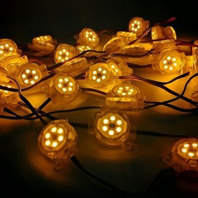 Punto Luce LED Flessibile Impermeabile IP67 SMD2835 12V 30mm in Materiale PC