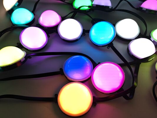 100mm 24V Unico colore LED sorgente luminosa IP67 impermeabile all'aria aperta pixel luce per facciata edificio decorazione muraria