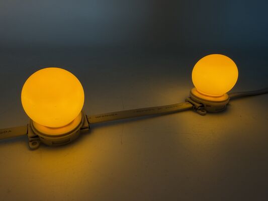 40mm RGB a colori 24V IP67 PC LED Point Light Decorazione esterna del giardino paesaggistico della facciata dell'edificio