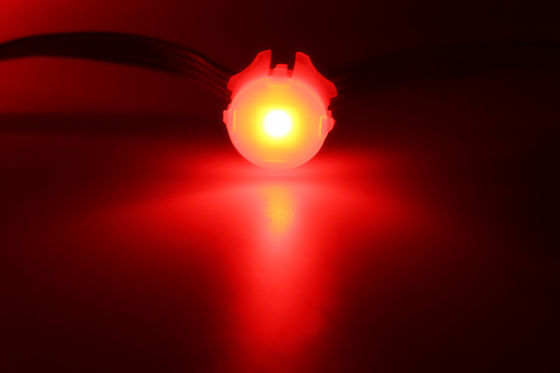 Luce di RGB del pixel di Shell IP67 0.3W 100LM/W 20mm LED del PC