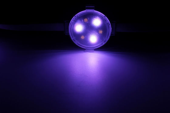Pixel di Shell 1W 12V 40mm IP65 RGBW LED del PC di angolo 120°