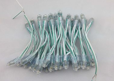 Singola luce del pixel di luminosità LED del cappello di paglia di colore 5MM, luce del punto del LED