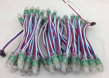 Luce della catena del pixel LED di RGB LED del modello 9823 di IC con cavo ROSSO + blu bianco-