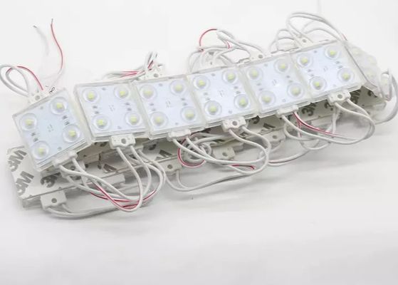 il quadrato 12V ha condotto il modulo per la pubblicità del modulo principale bianco all'aperto della lampadina della scatola 4leds 1w