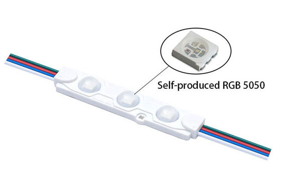 DC12V impermeabile 0.72W RGB ha condotto le luci SMD5050 del modulo