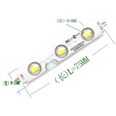 Modulo LED 12v 3 LED ad alta potenza 1.5w impermeabile 2835 per esterni, retroilluminazione per lettere scatolari a iniezione ad alta luminosità, mini moduli LED